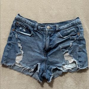 Rewash Brand Distressed Jean Shorts